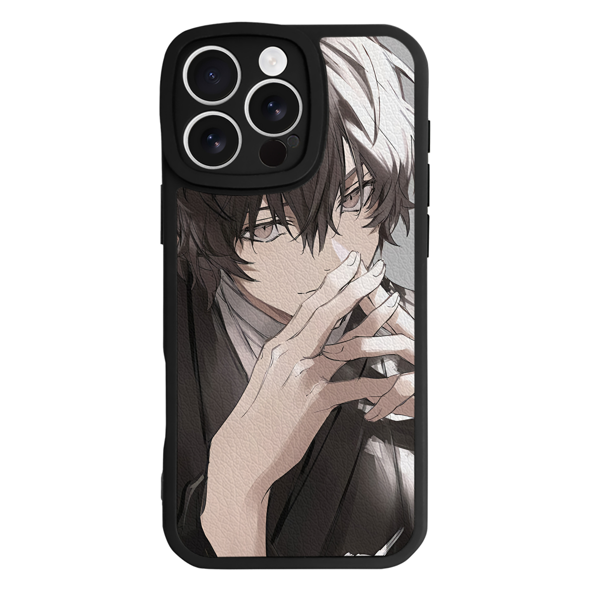 （画像用） 文豪ストレイドッグス Bungo Stray Dogs 【iPhone 16シリーズ対応】シリコンスマホケース（レザー調） 材質：シリコン